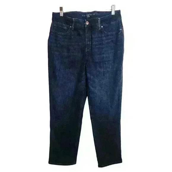 Chico's women's the so lifting crop dark wash jeans Chico size 0.5 - Picture 3 of 12